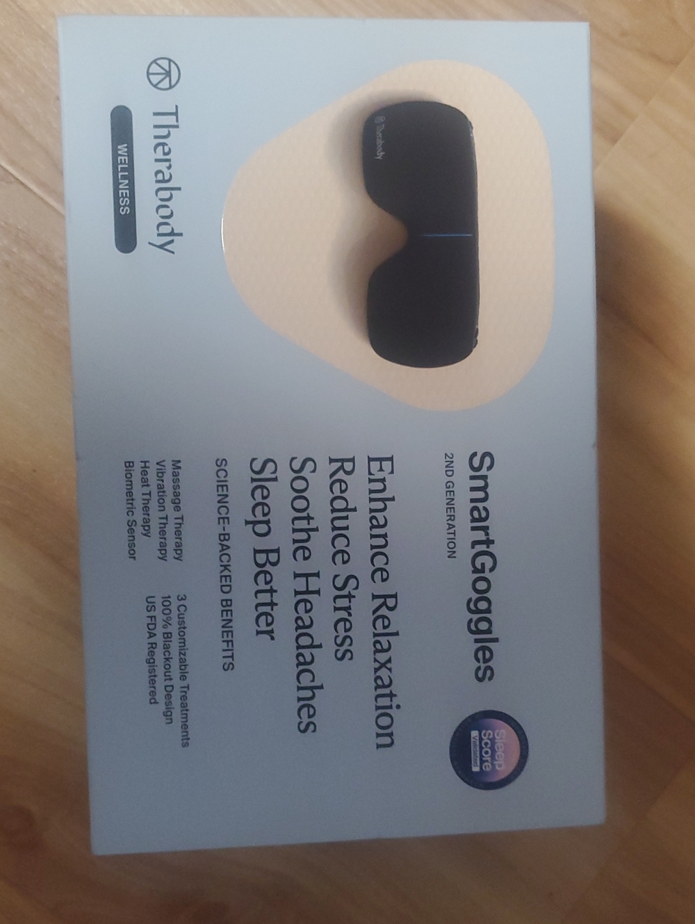 Therabody SmartGoggles 2nd Generation - Black